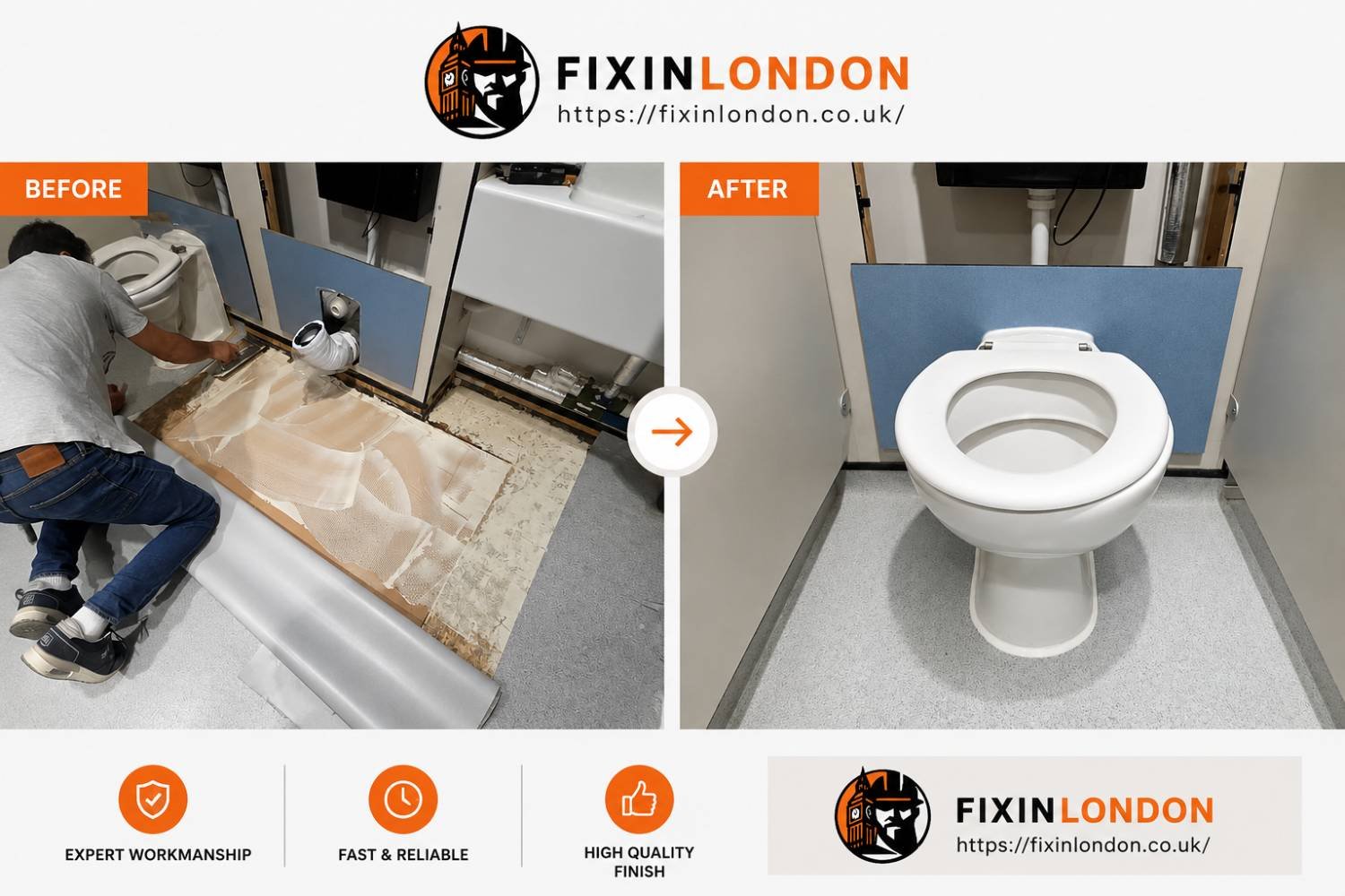 Toilet Installation in London