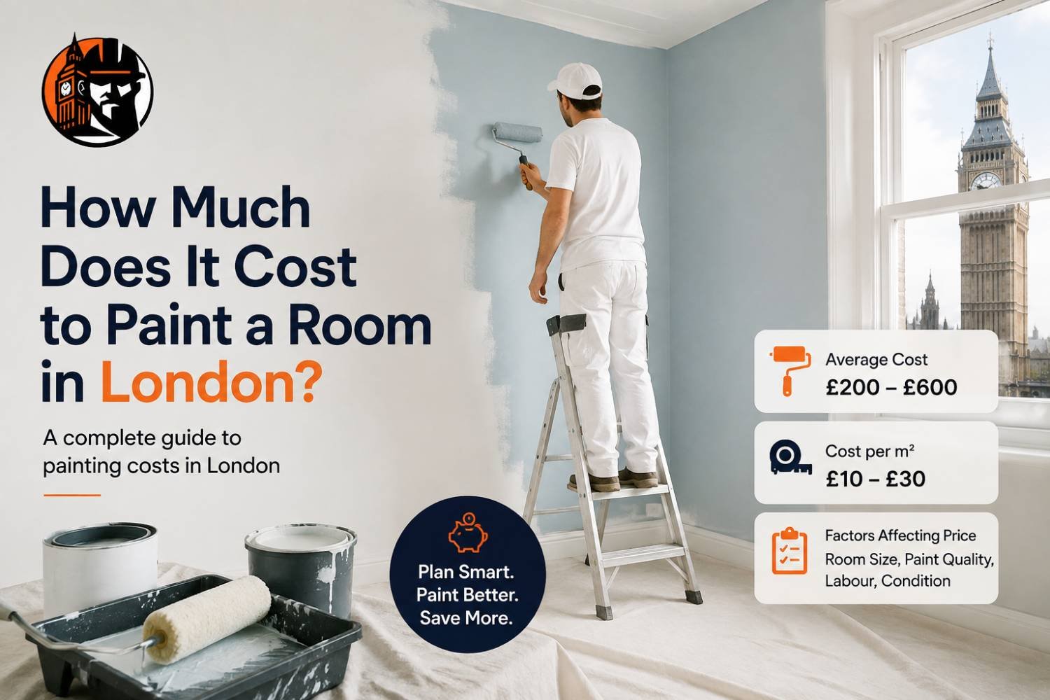 How Much Does It Cost to Paint a Room in London?
