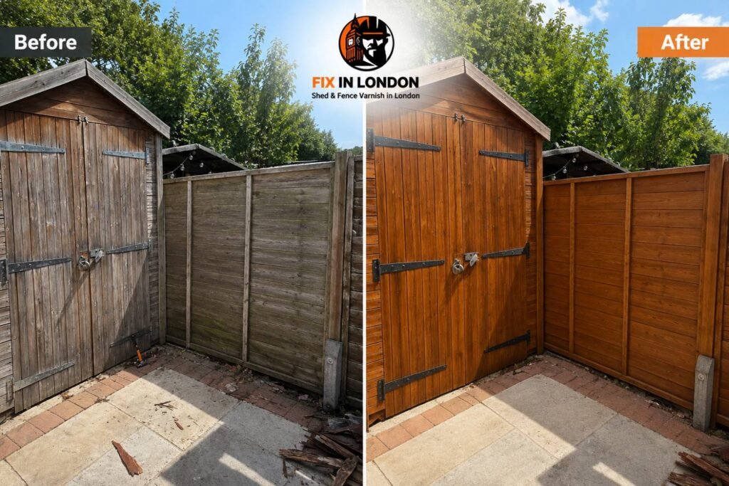 Shed & Fence Varnish in London