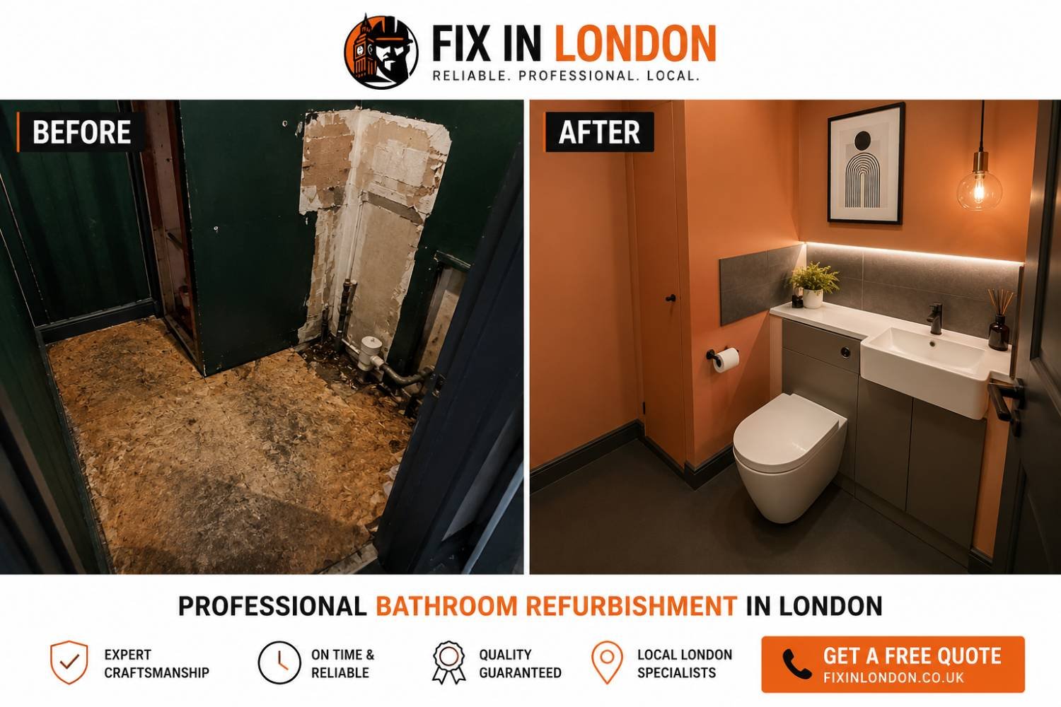 Bathroom Refurbishment in London