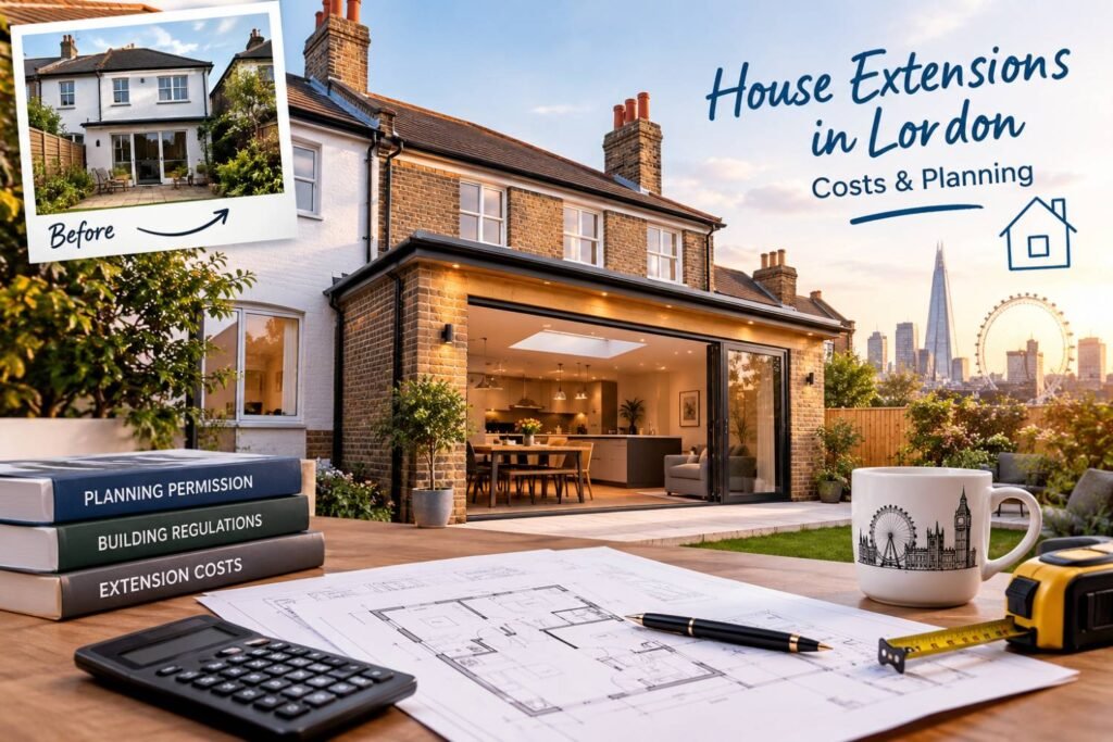 House Extensions in London: Costs & Planning